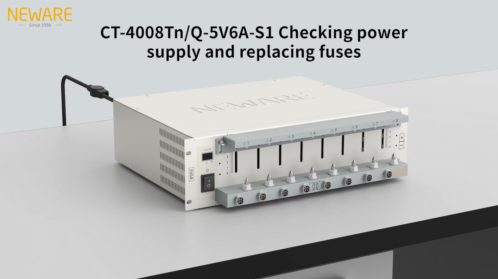 CT-4008Tn/Q-5V6A-S1 Checking power supply and replacing fuses