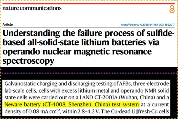 Ziteng Liang, Understanding the Failure Process of Sulfide-Based All-Solid-State Lithium Batteries via Operando Nuclear Magnetic Resonance Spectroscopy, Nature