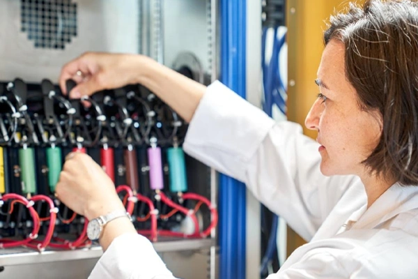 researchers are conducting battery tests