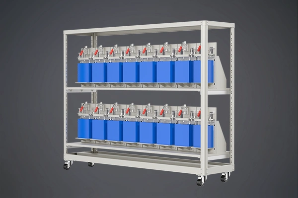 NEWARE 60A 16CH Prismatic cell Rack