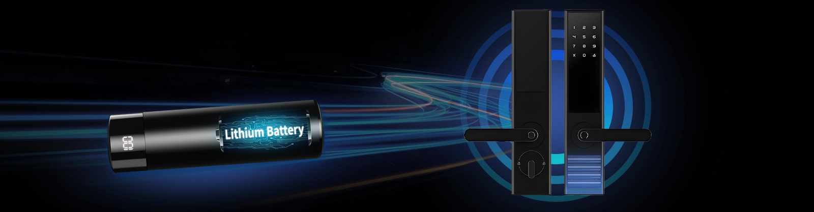 Smart lock battery health and safety management.
