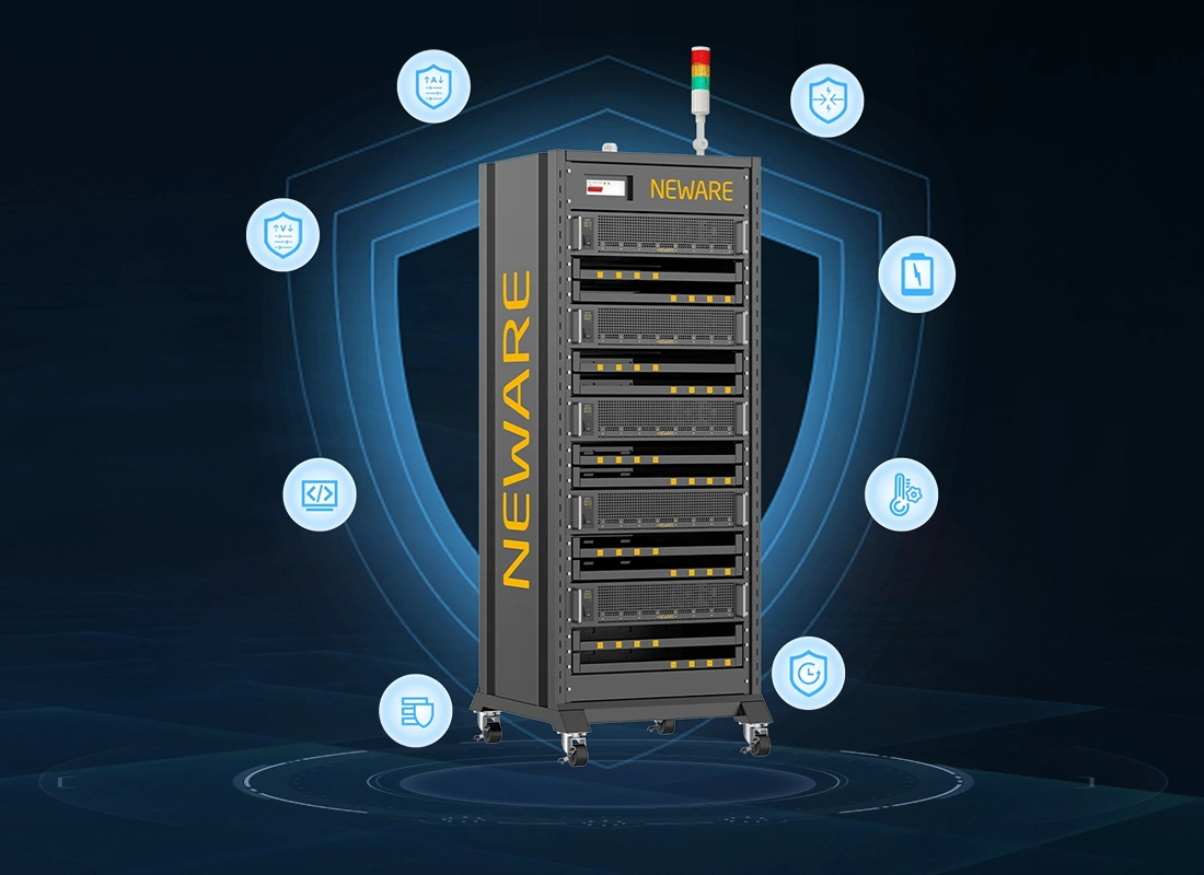 The NEWARE-CE-5040-20V10A-Battery Tester has a number of security features