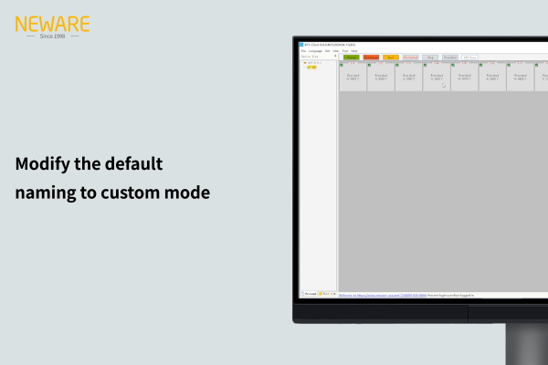 Modify the default naming to custom mode