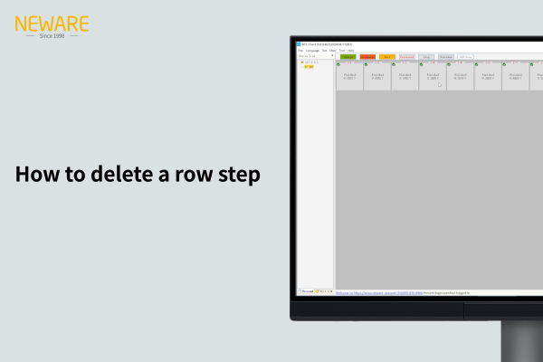 How to delete a row step