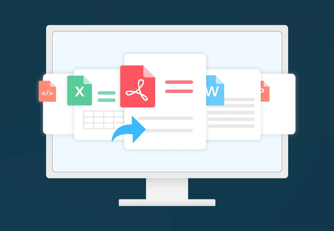 Multiple data export formats including PDF, Excel, and TXT