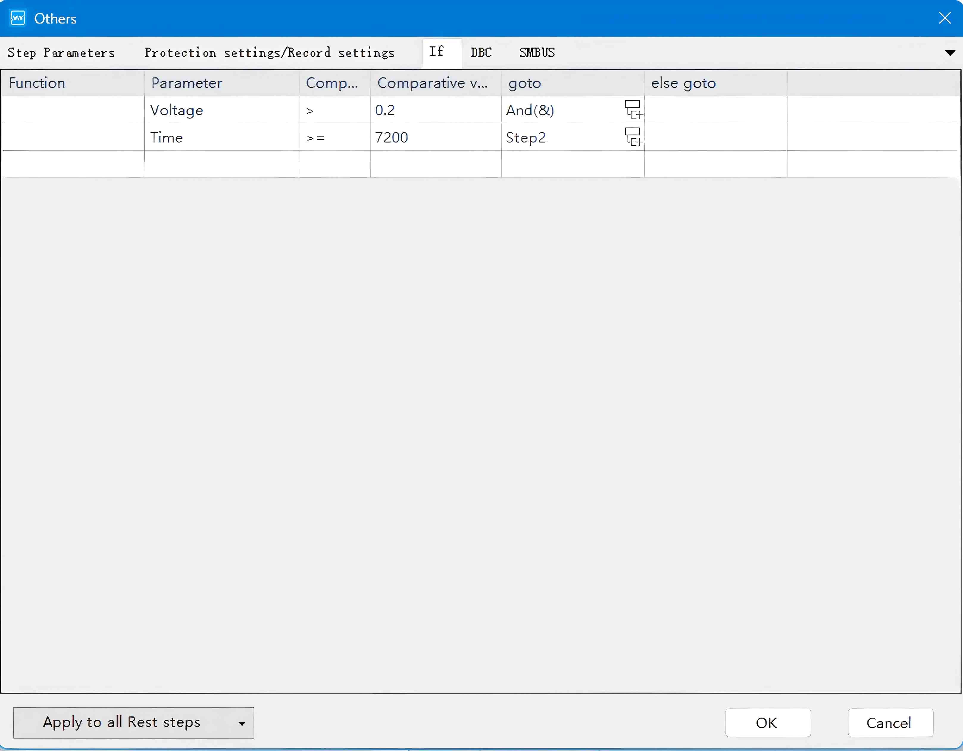Configuration of GITT Data Acquisition Parameters