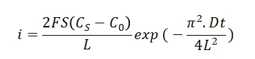 Current-diffusion coefficient relationship