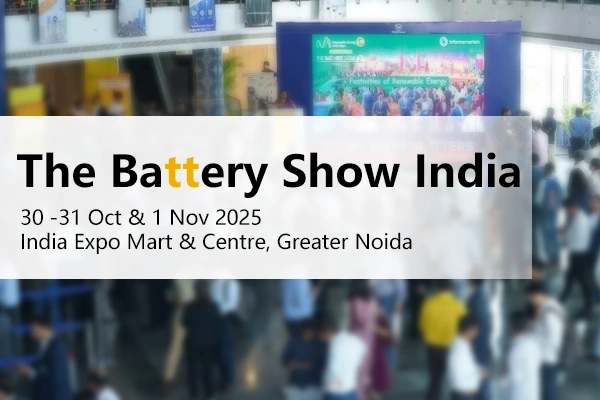 Join NEWARE at The Battery Show India (India Expo Mart & Centre, 30 Oct - 1 Nov 2025) to explore the latest in advanced battery testing solutions.