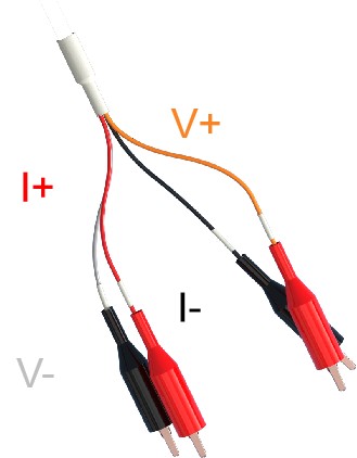 NEWARE-Four-wire connection explanation