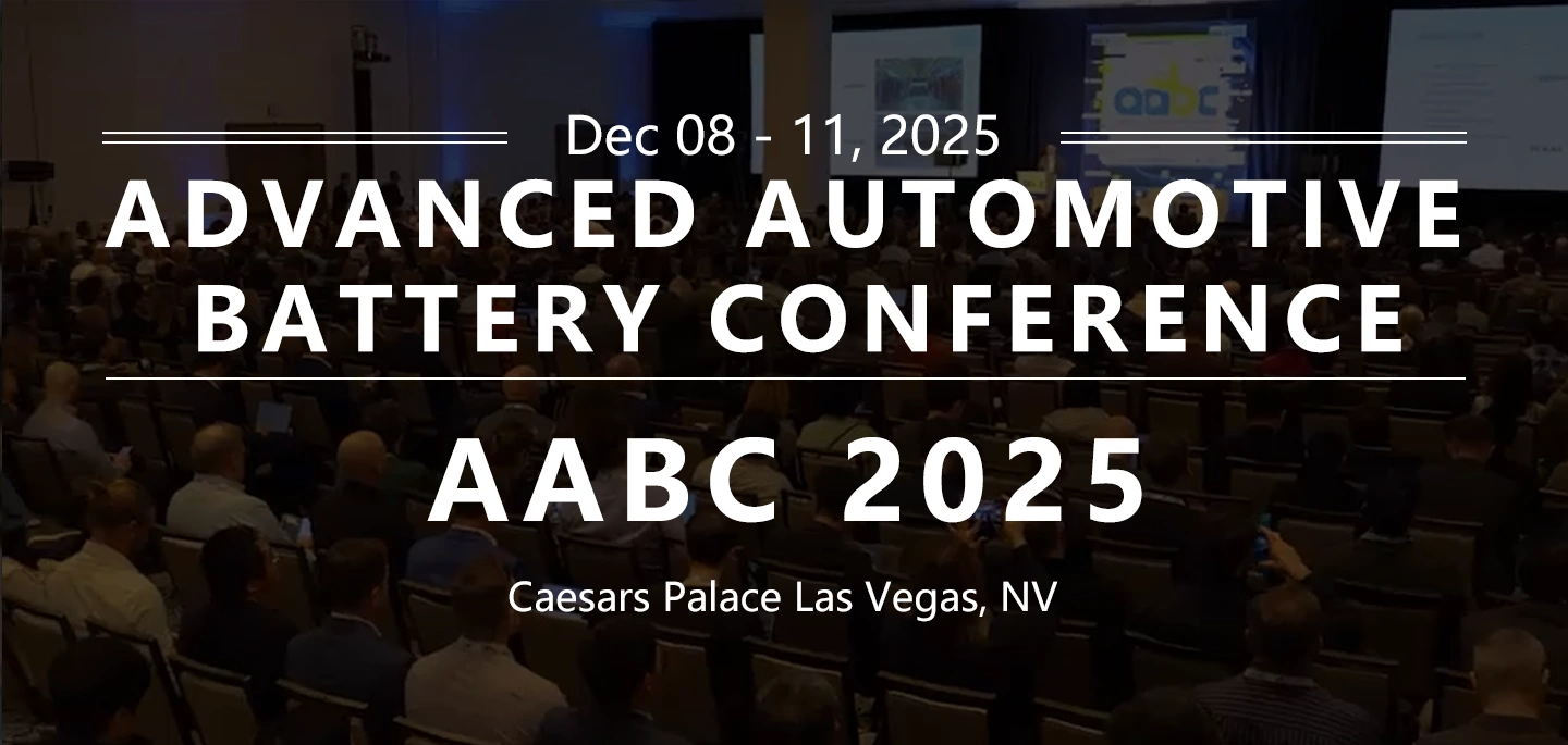 Advanced Automotive Battery Conference (AABC) 2025 -banner