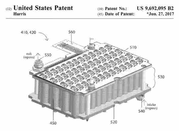 Early immersion-type liquid cooling design proposal by Faraday Future