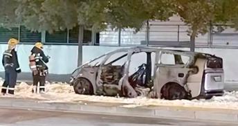 Vehicle catching fire during normal operation