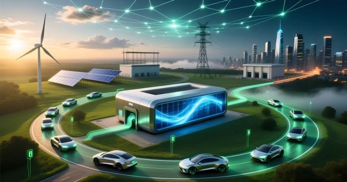 Conceptual Diagram of New Energy Systems Integrated with Urban Areas