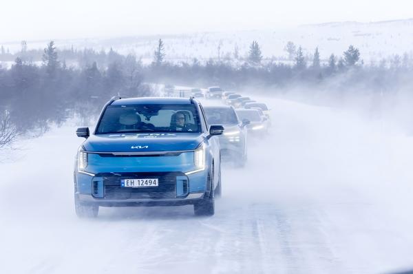 electric vehicle range test in extreme cold