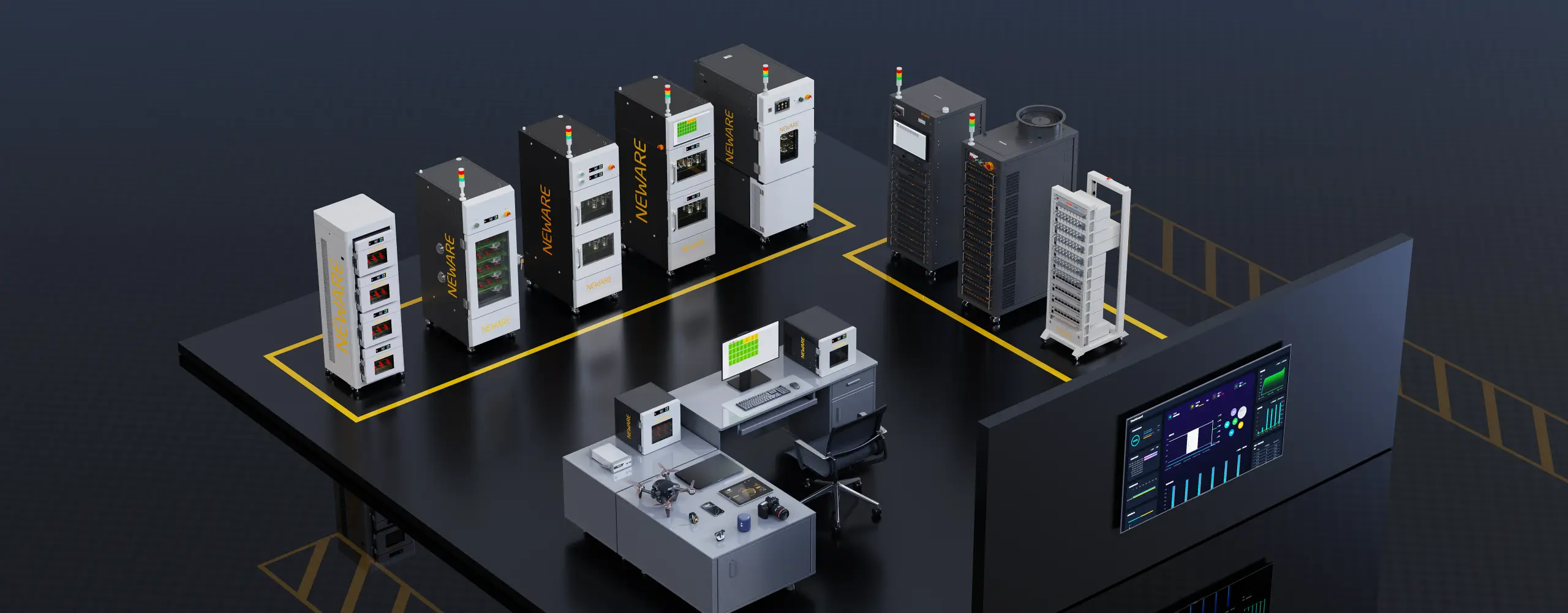 NEWARE 3C battery test all cycle