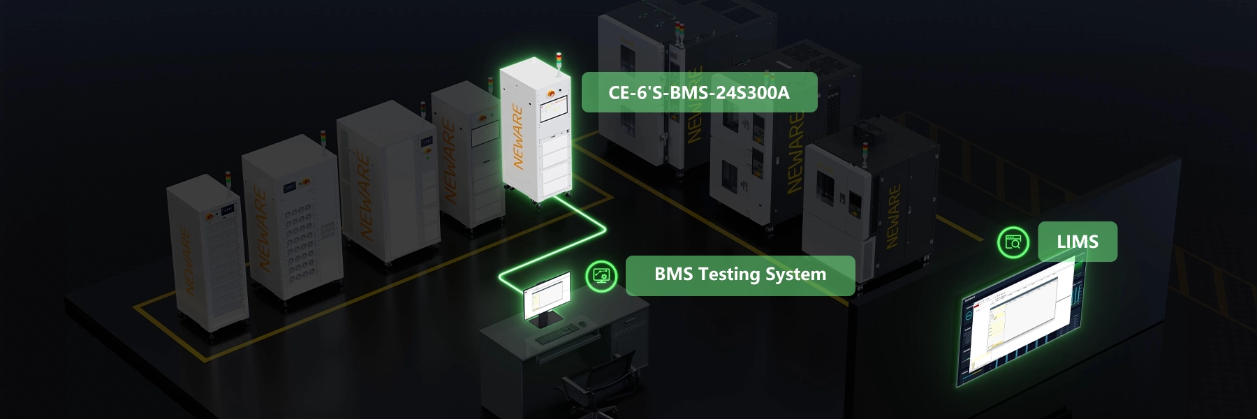 NEWARE Battery Test Equipment - Characterization of lithium-ion battery cells with EIS test