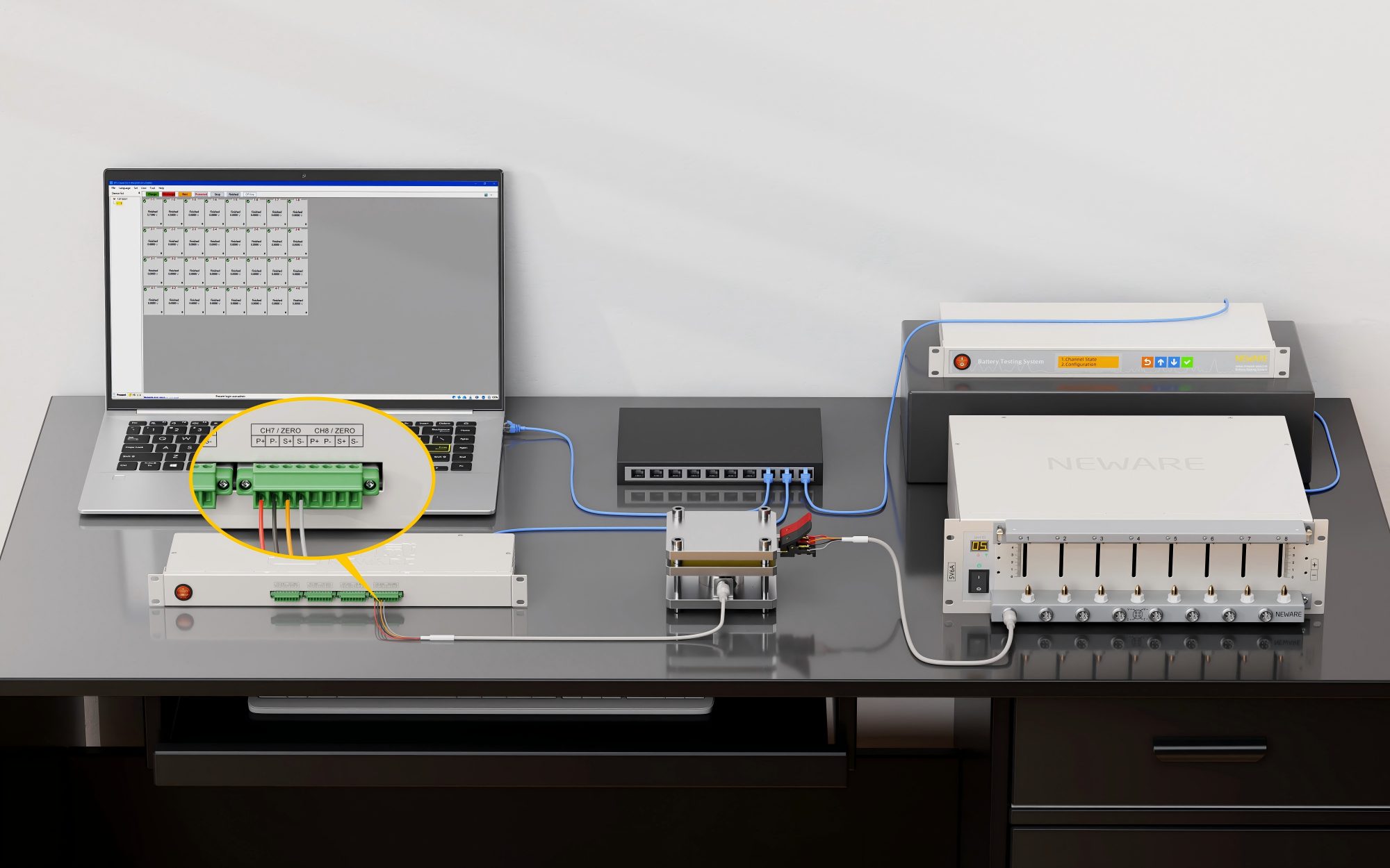 Pouch Cell Pressure Fixture