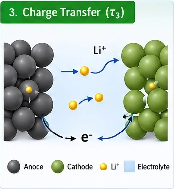 tau3 charge transfer process