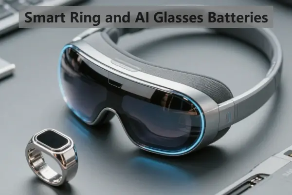 Smart Ring and AI Glasses Batteries