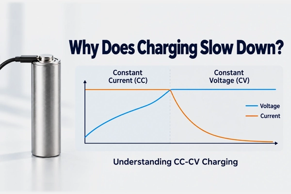 Why Does Lithium-Ion Battery Charging Slow Down Near Full Charge